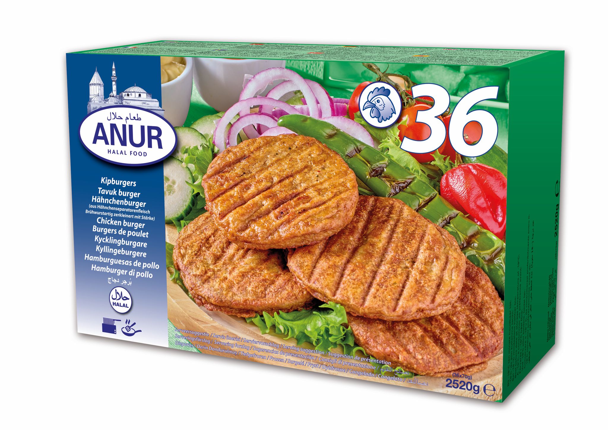 Anur Hamburgers 36st.